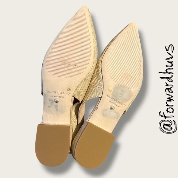 Antonio Melani x Jennifer Sumko Laminerva Shell Slingback Shoes – Size 5 - Picture 5 of 10